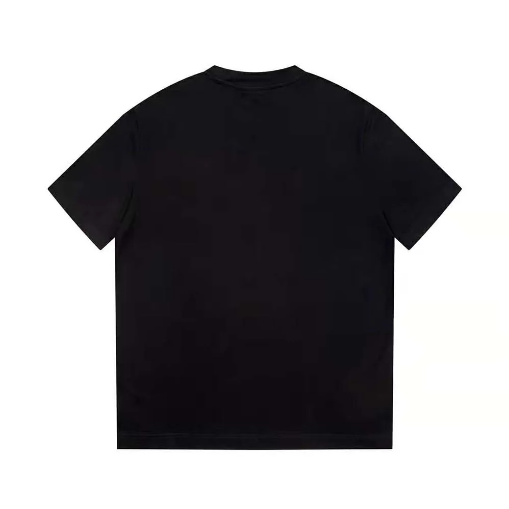 Burberry Thorn and Logo Print Cotton Oversized T-shirt for Men in Black