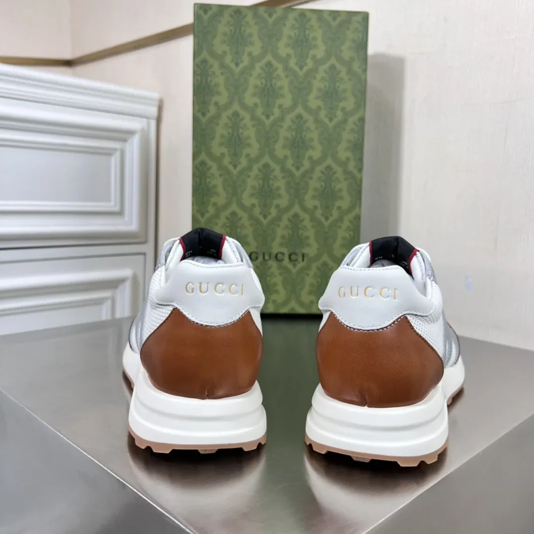 Gucci Sneakers Brown Gray for Men Gucci Sneakers Brown Gray for Men