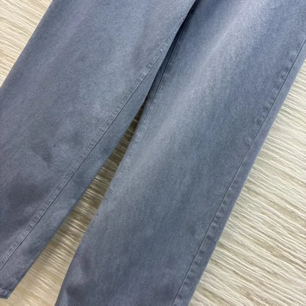Fendi Long Jeans Blue Denim Pants for Women