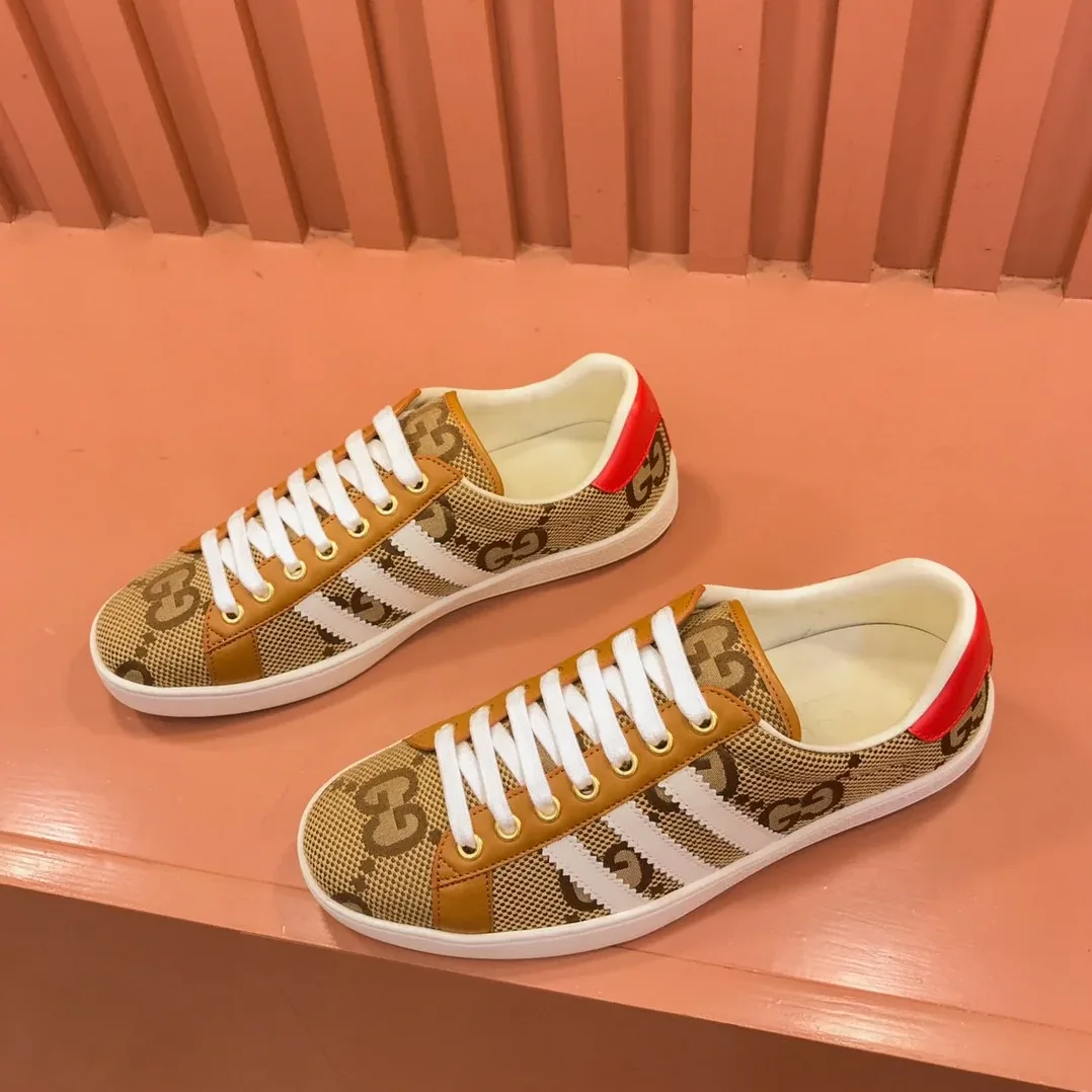 Gucci x Adidas With GG Sneaker Brown for Men Gucci x Adidas With GG Sneaker Brown for Men