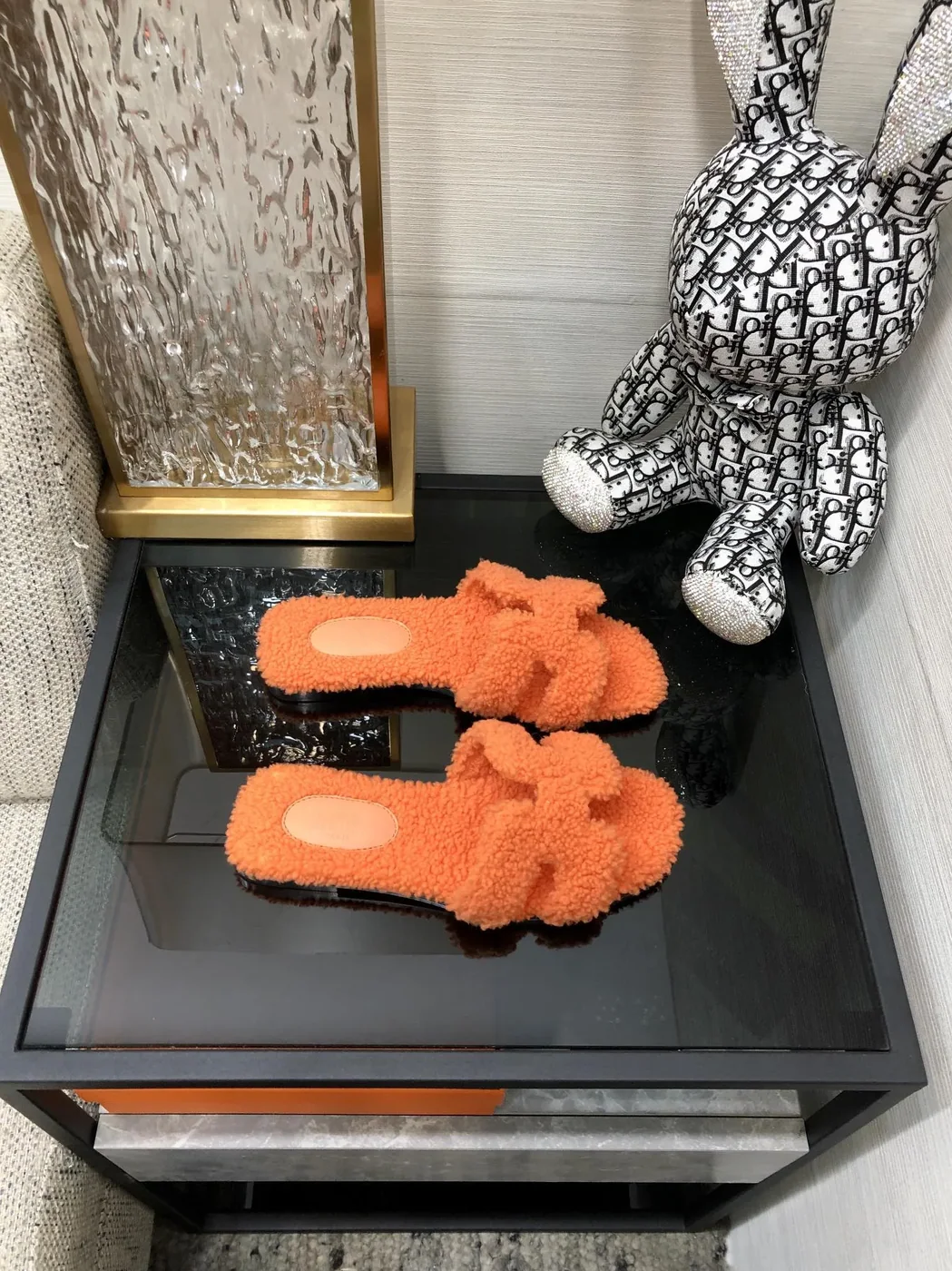 Hermes Oran Sandal Orange Hermes Oran Sandal Orange