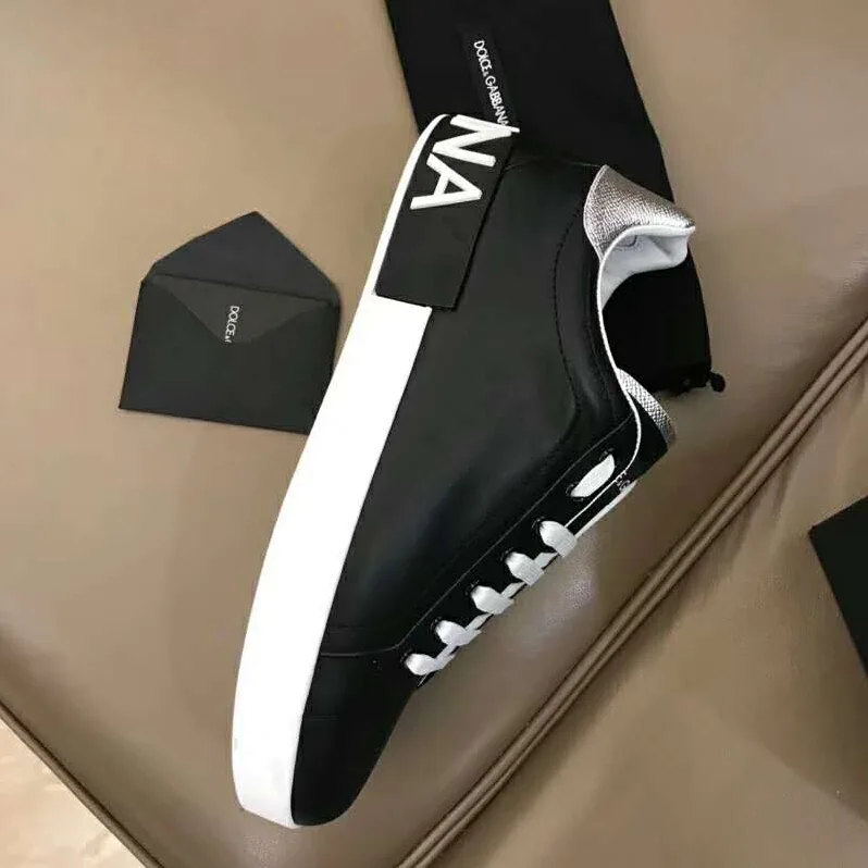 Dolce Gabbana D&G Shoes Zapatillas Portofino De Becerro De Napa for Men Dolce Gabbana D&G Shoes Zapatillas Portofino De Becerro De Napa for Men