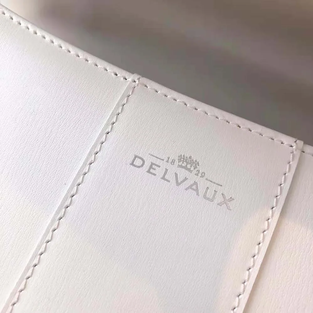 Delvaux Brillant MM in Box Calf for Women in White Delvaux Brillant MM in Box Calf for Women in White