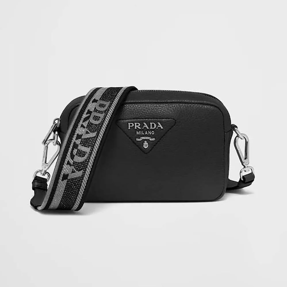 Prada Small Leather Bag for Women in Black Prada Small Leather Bag for Women in Black
