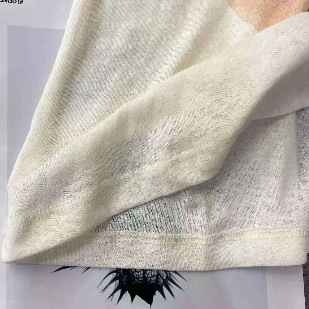 Dior T-Shirt Ecru Princess and Dragon Cotton Jersey and Linen for Women Dior T-Shirt Ecru Princess and Dragon Cotton Jersey and Linen for Women