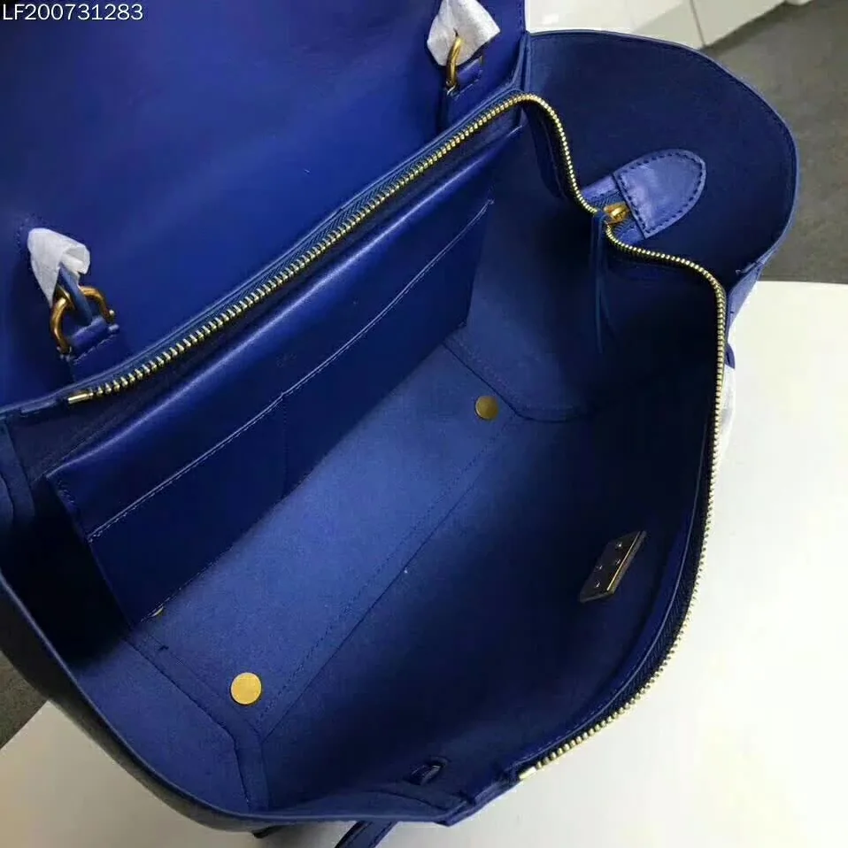 Celine Small Belt Bag in Smooth Calfskin Leather in Blue Celine Small Belt Bag in Smooth Calfskin Leather in Blue