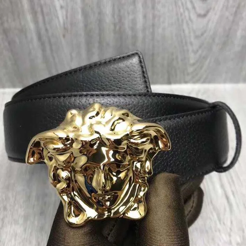 Versace Palazzo Belt with Medusa Buckle for Men Versace Palazzo Belt with Medusa Buckle for Men