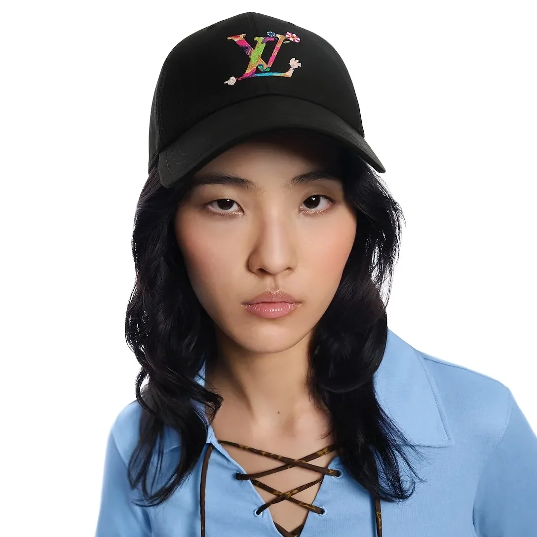 Louis Vuitton LV x TM Superflat Cap Black