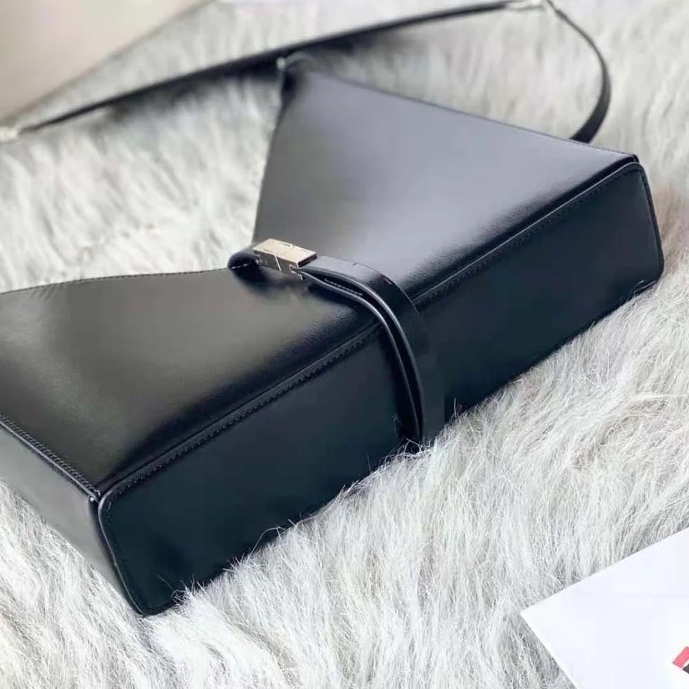 Givenchy Small Cut Out Bag in Box Leather with Chain for Women in Black