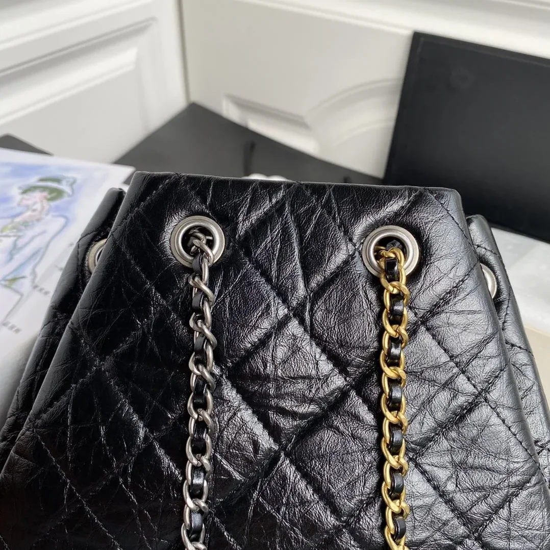 Chanel Gabrielle Backpack Black / Chanel Gabrielle Backpack Black /