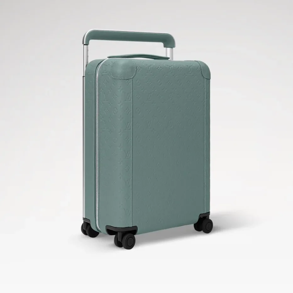 Louis Vuitton Horizon 55 Suitcase / Misty Lake Green Silver Hardware