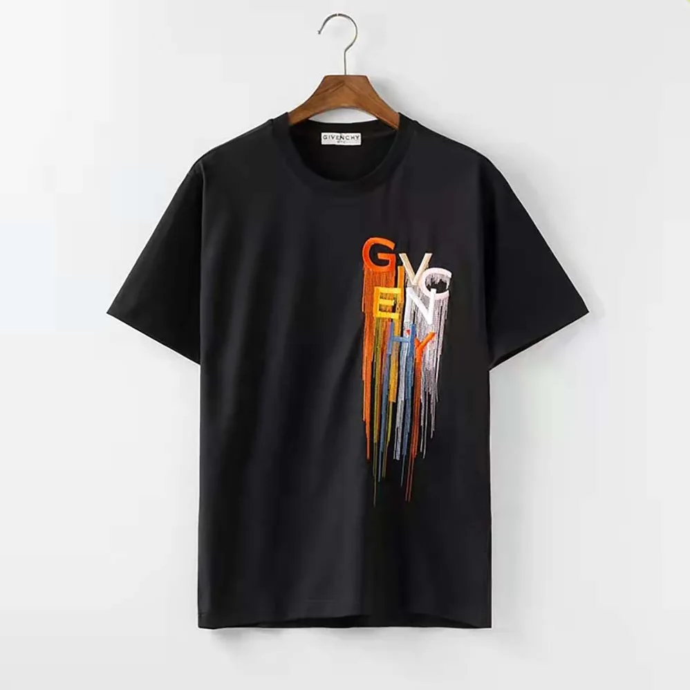 Givenchy Multicolored Embroidered T for Men in shirt Givenchy Multicolored Embroidered T for Men in shirt