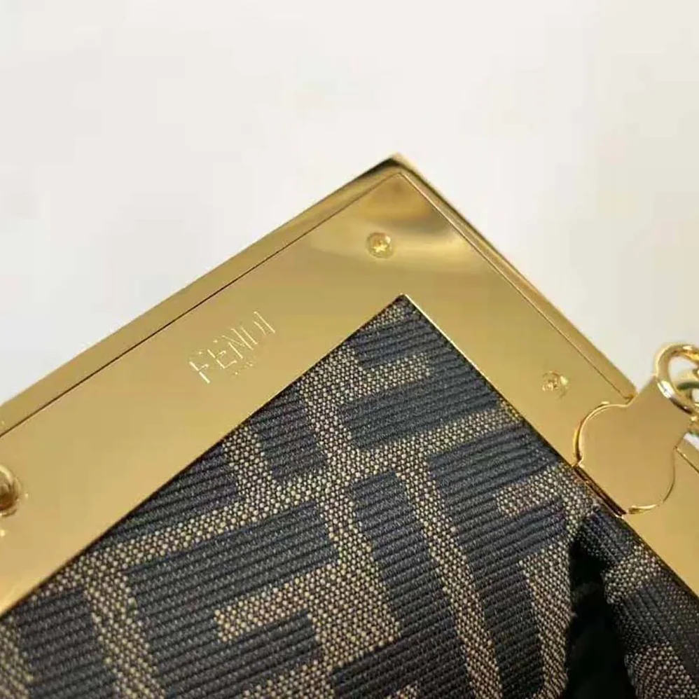 Fendi First Small White Leather Bag for Women