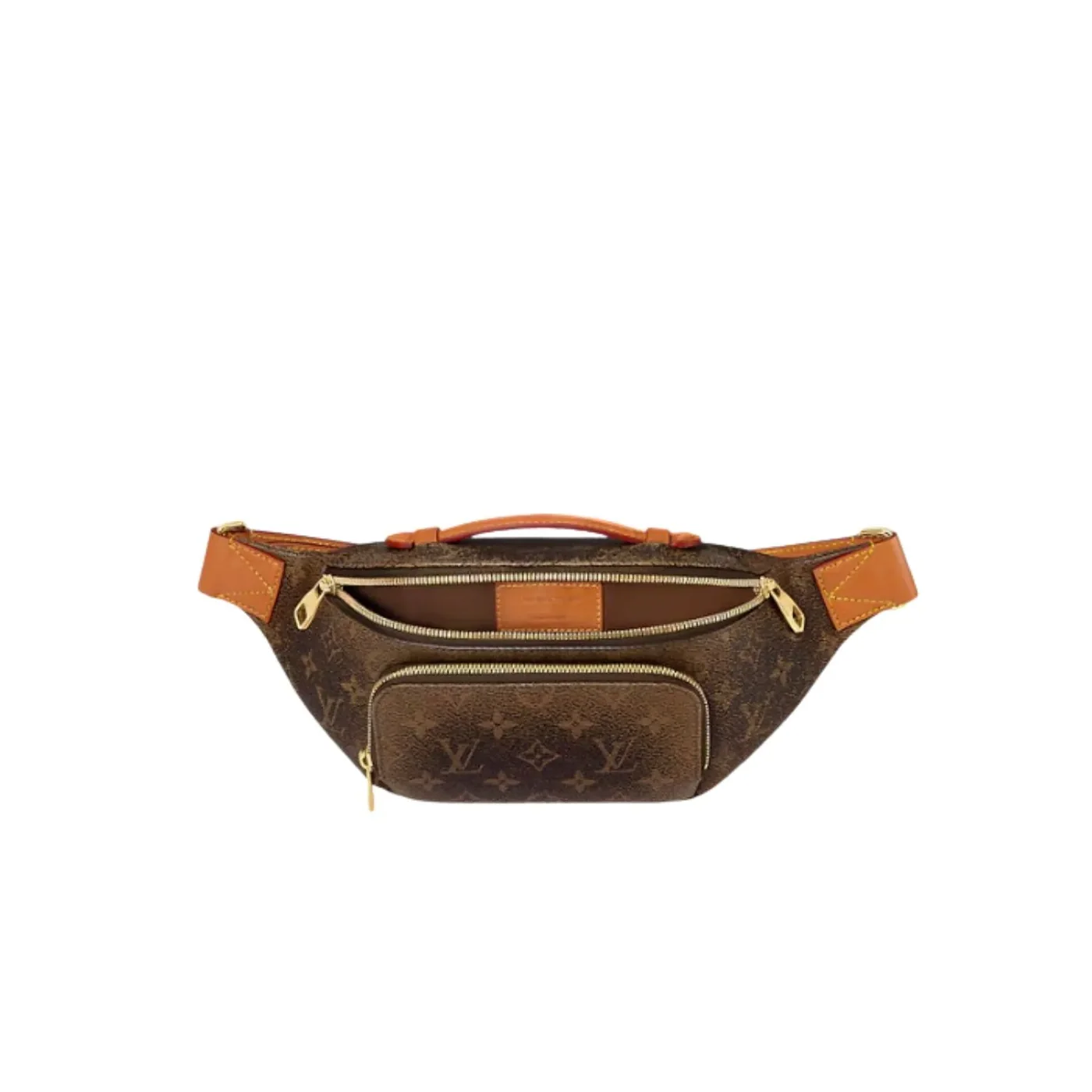 Louis Vuitton Rush Bumbag in Brown Gold Hardware
