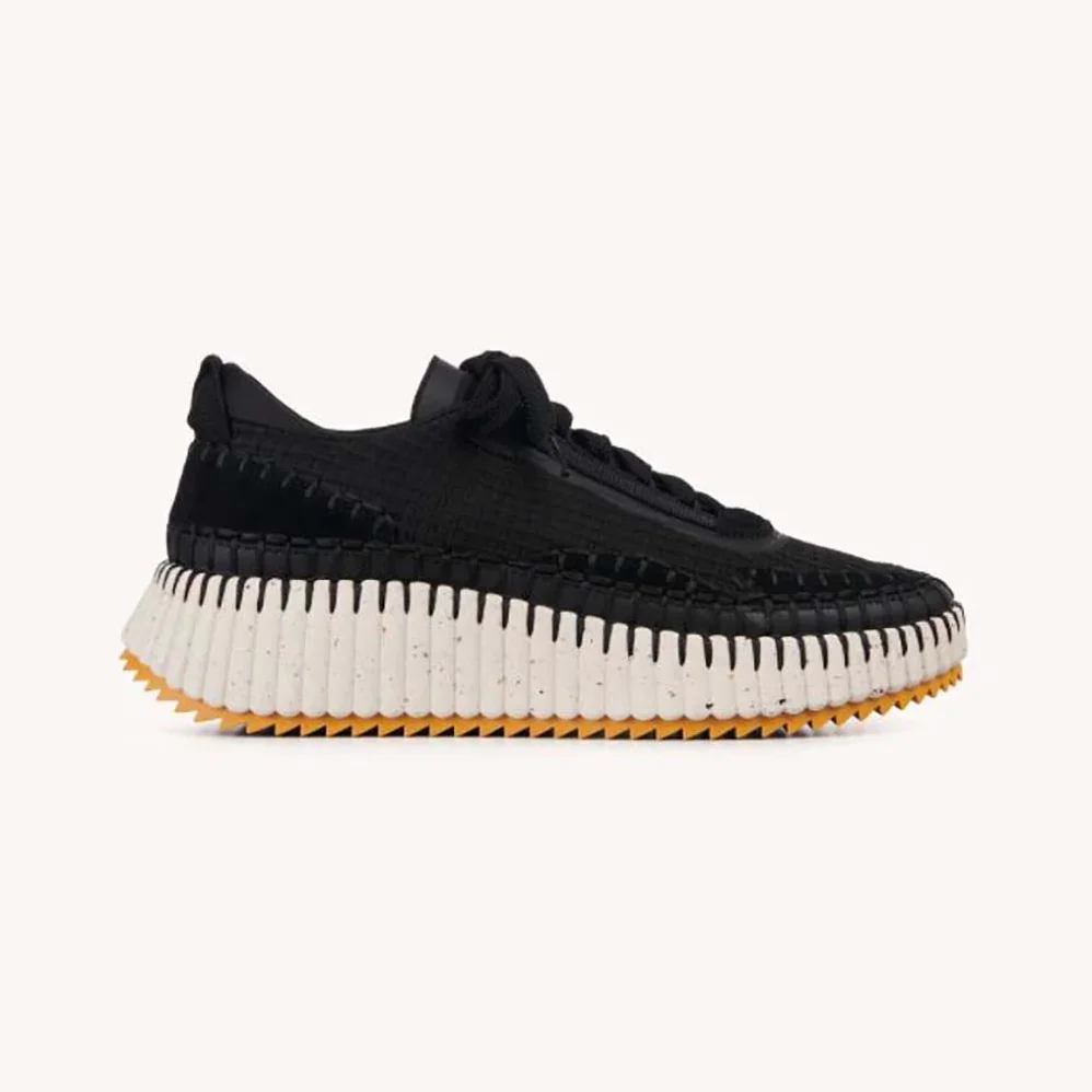Chloe Nama Sneaker in Recycled Mesh for Women in Black Chloe Nama Sneaker in Recycled Mesh for Women in Black