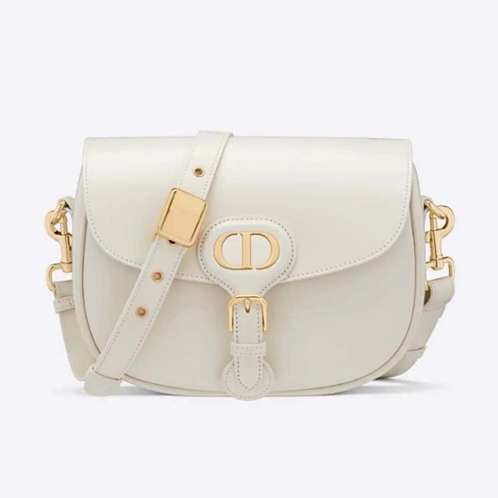 Dior Medium Dior Bobby Bag Latte Box Calfskin for Women