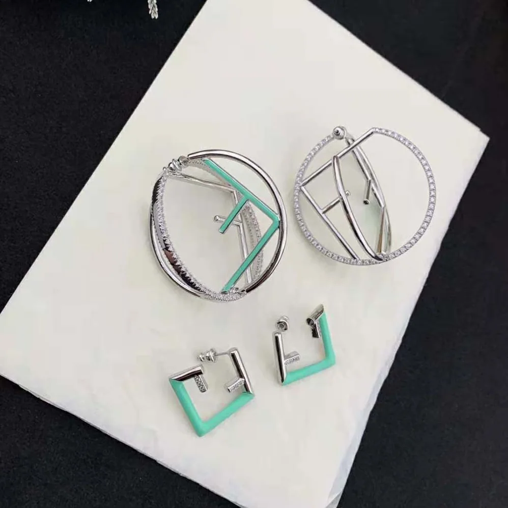 Fendi F is Fendi Earrings Silver for Women in coloured