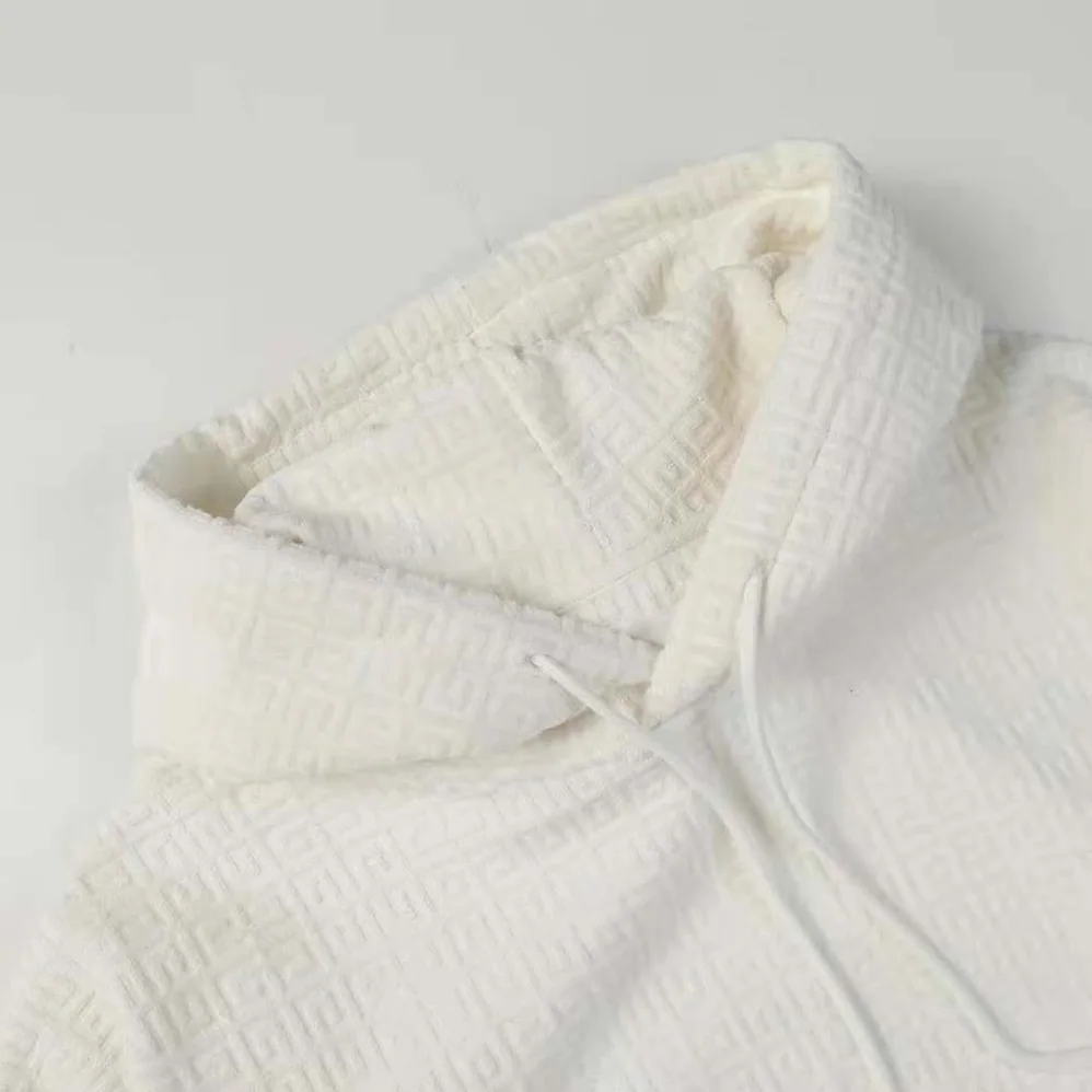Givenchy Hoodie in 4G Cotton Towelling Jacquard for Men Givenchy Hoodie in 4G Cotton Towelling Jacquard for Men