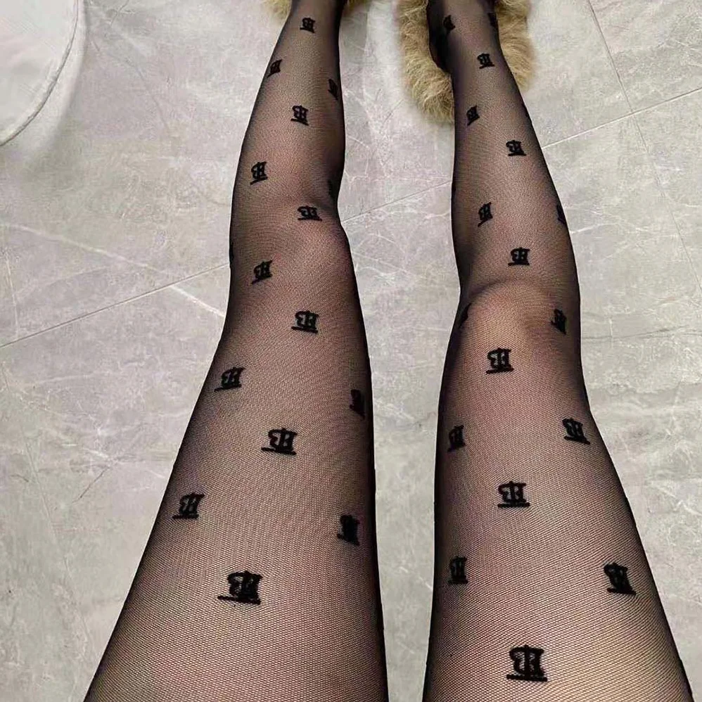 Burberry Crystal Letter Graphic Tights for Women Burberry Crystal Letter Graphic Tights for Women