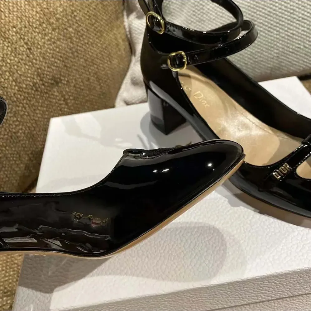 Dior Aime Dior Pump Black Patent Calfskin for Women
