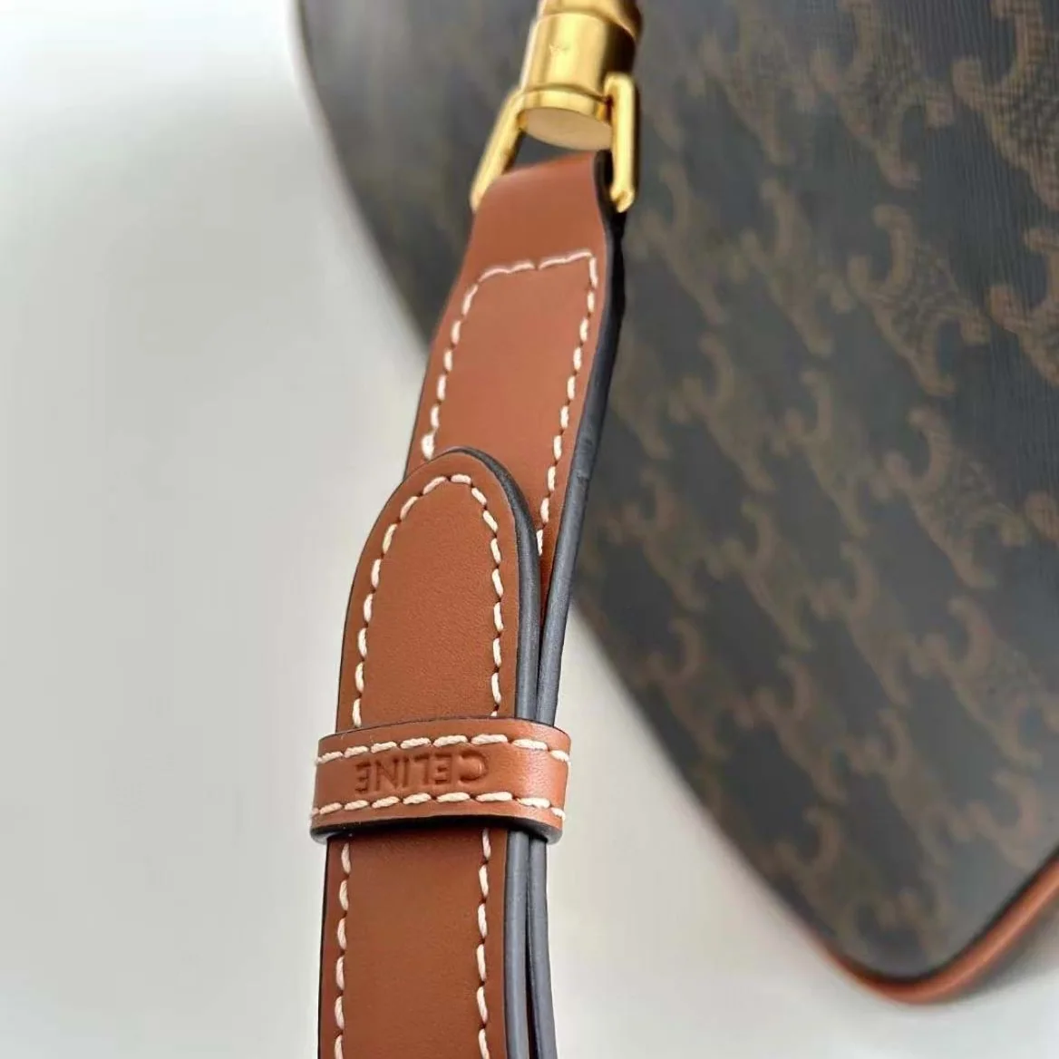 Celine Large Travel Bag in Triomphe Canvas with Celine Print for Unisex