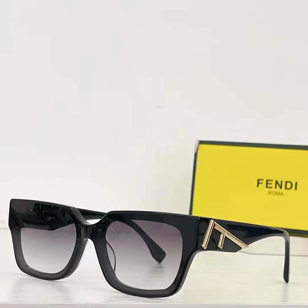 Fendi Fendi First Black Acetate Sunglasses for Women