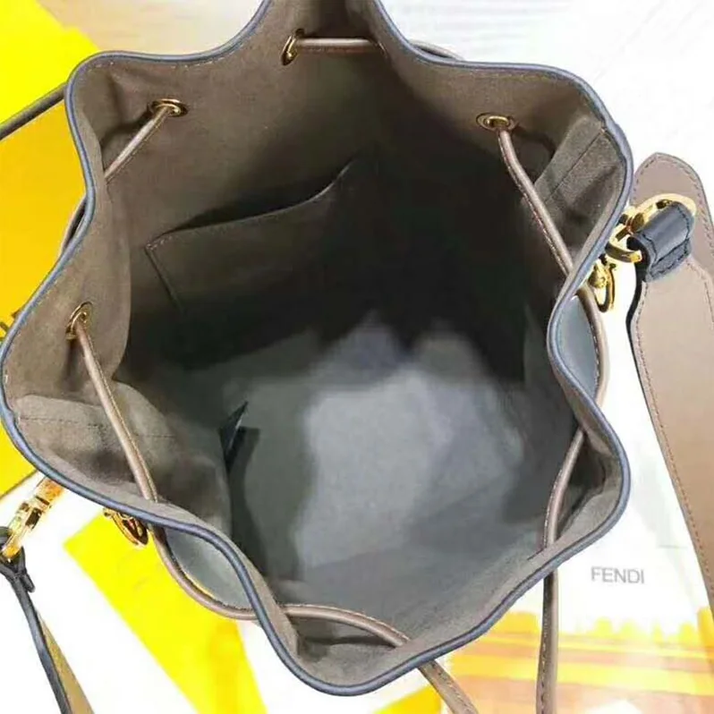 Fendi Mon Tresor Black Leather Bag for Women