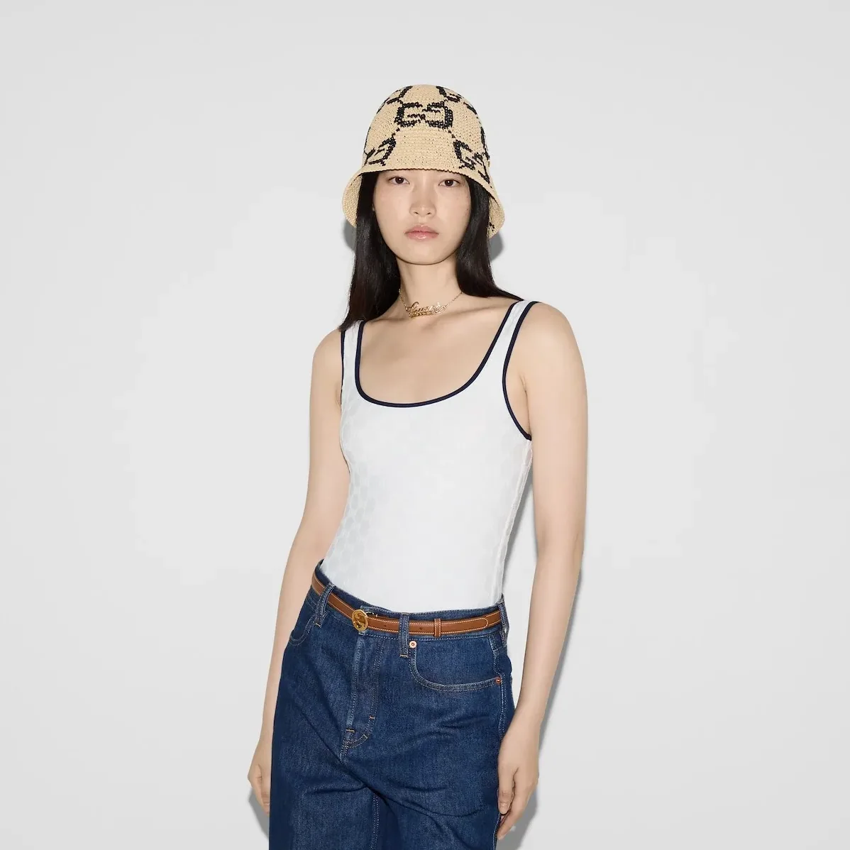 Gucci GG Swimsuit White Gucci GG Swimsuit White