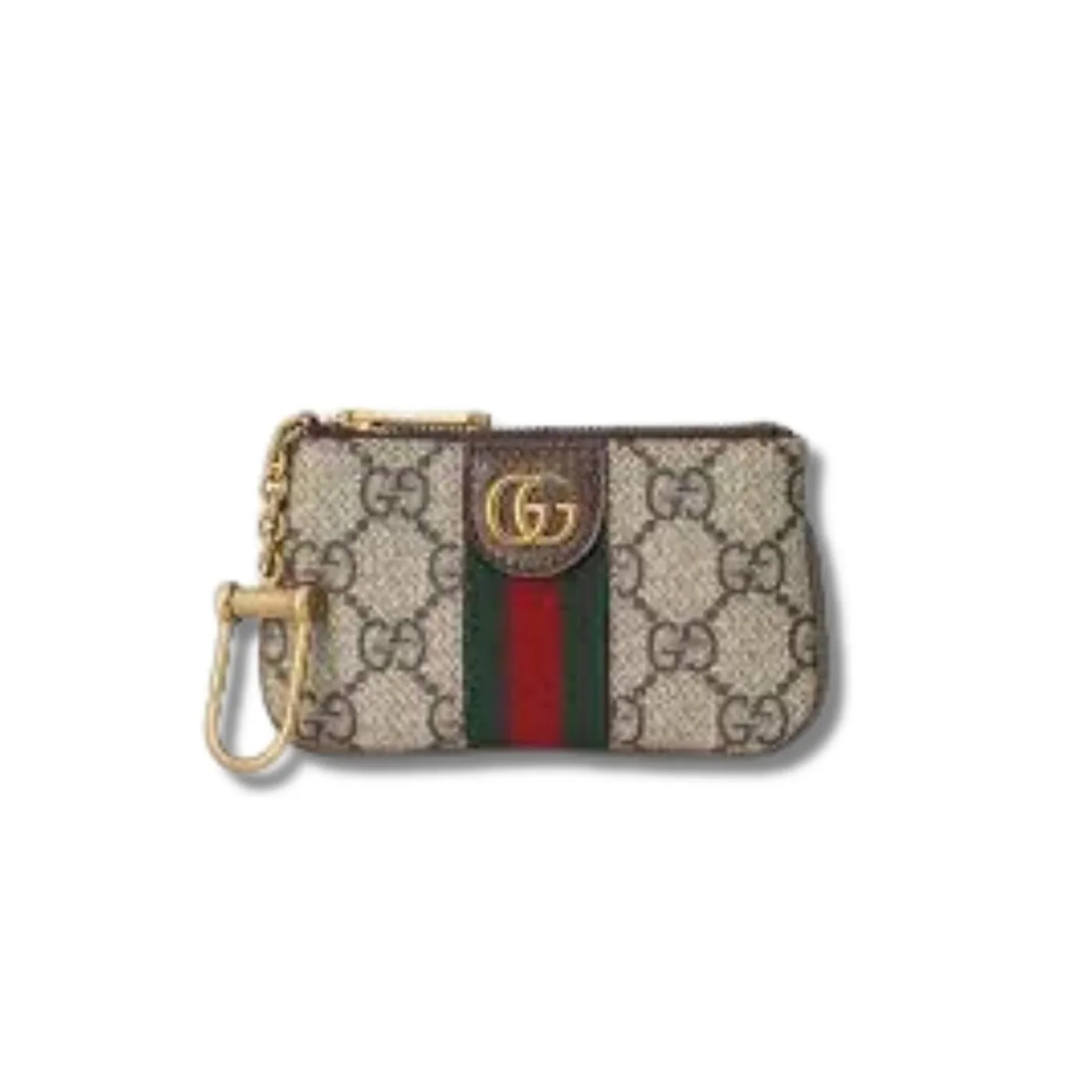 Ophidia Key Case Supreme Canvas Beige / Ophidia Key Case Supreme Canvas Beige /