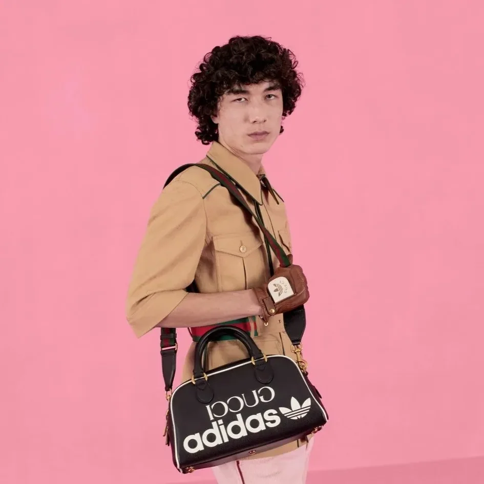 Gucci x Adidas Mini Duffle Bag Black / GG Gucci x Adidas Mini Duffle Bag Black / GG