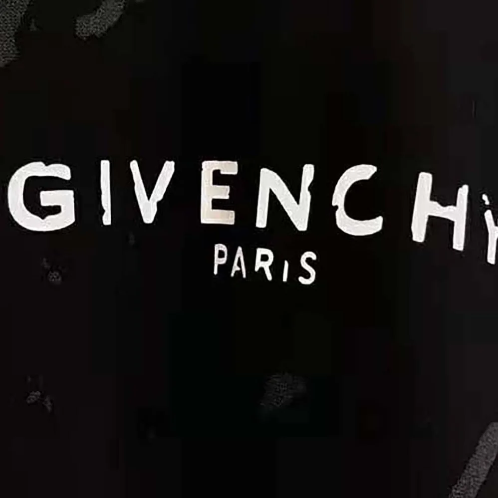 Givenchy Paris Destroyed T-Shirt for Men in Black Givenchy Paris Destroyed T-Shirt for Men in Black