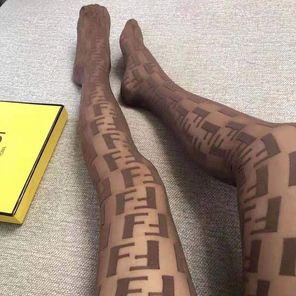 Fendi Tights Beige Nylon Pantyhose for Women
