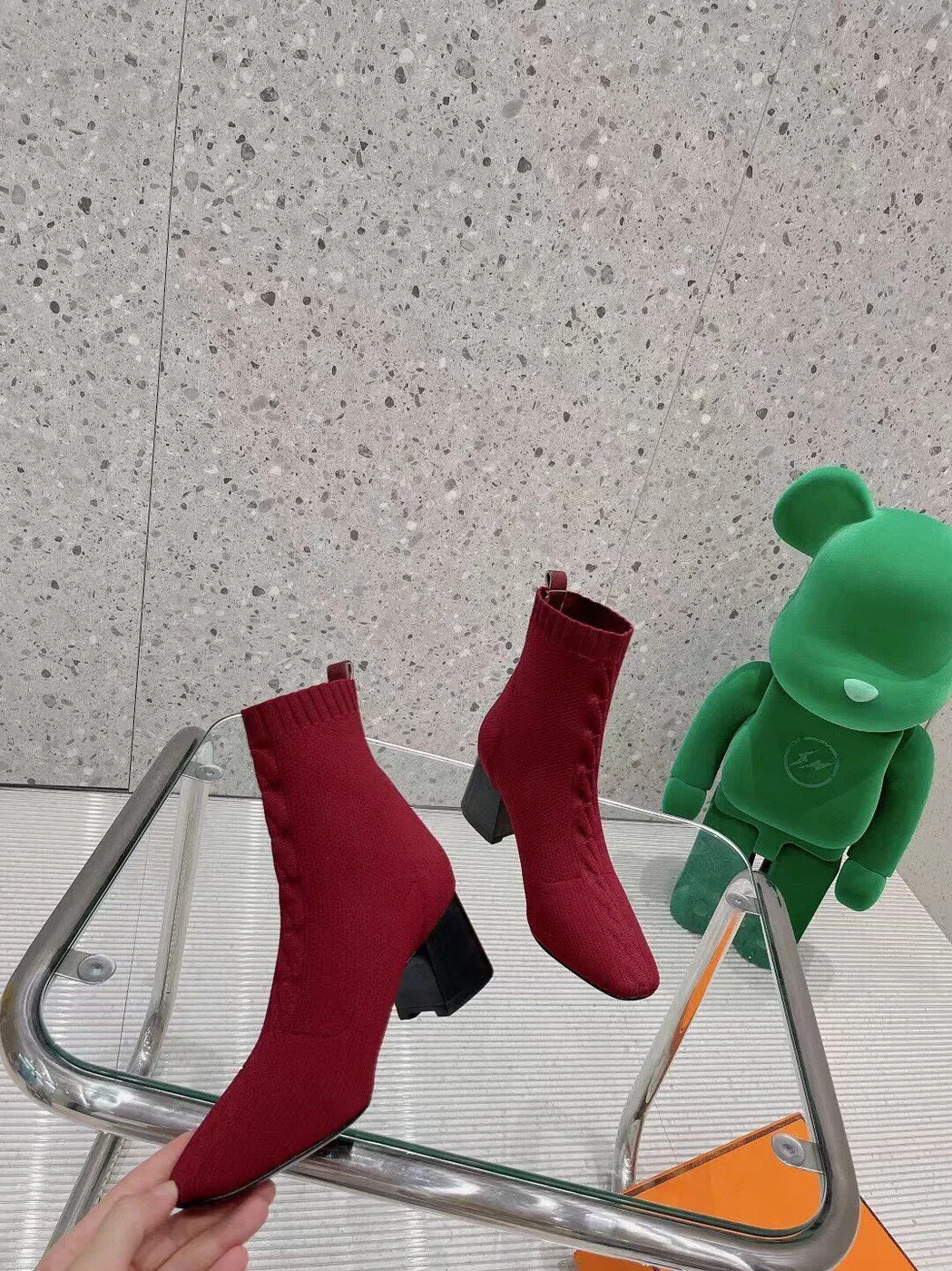 Hermes Volver 60 Ankle Boots Red / Hermes Volver 60 Ankle Boots Red /