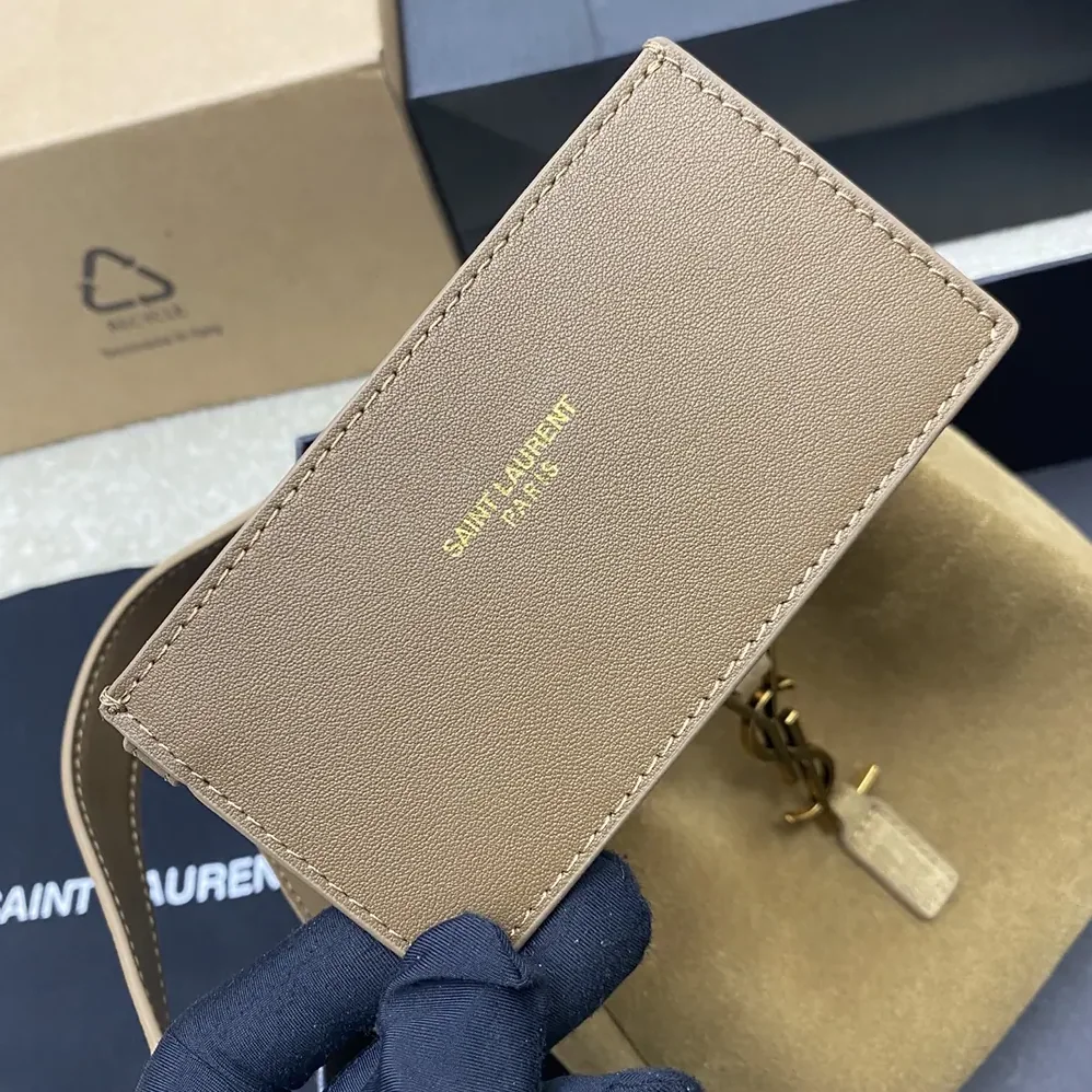 Saint Laurent YSL Le 5 à 7 Supple Baby in Suede for Women