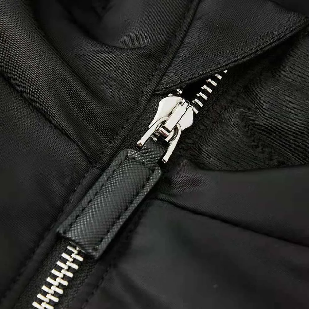 Prada Re-Nylon Blouson Jacket for Men in Black Prada Re-Nylon Blouson Jacket for Men in Black