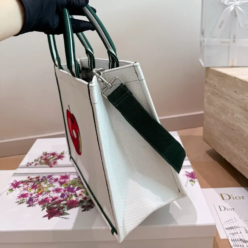 Dior Medium Dior Book Tote with Strap Multicolor Book Cover Embroidery for Women Dior Medium Dior Book Tote with Strap Multicolor Book Cover Embroidery for Women