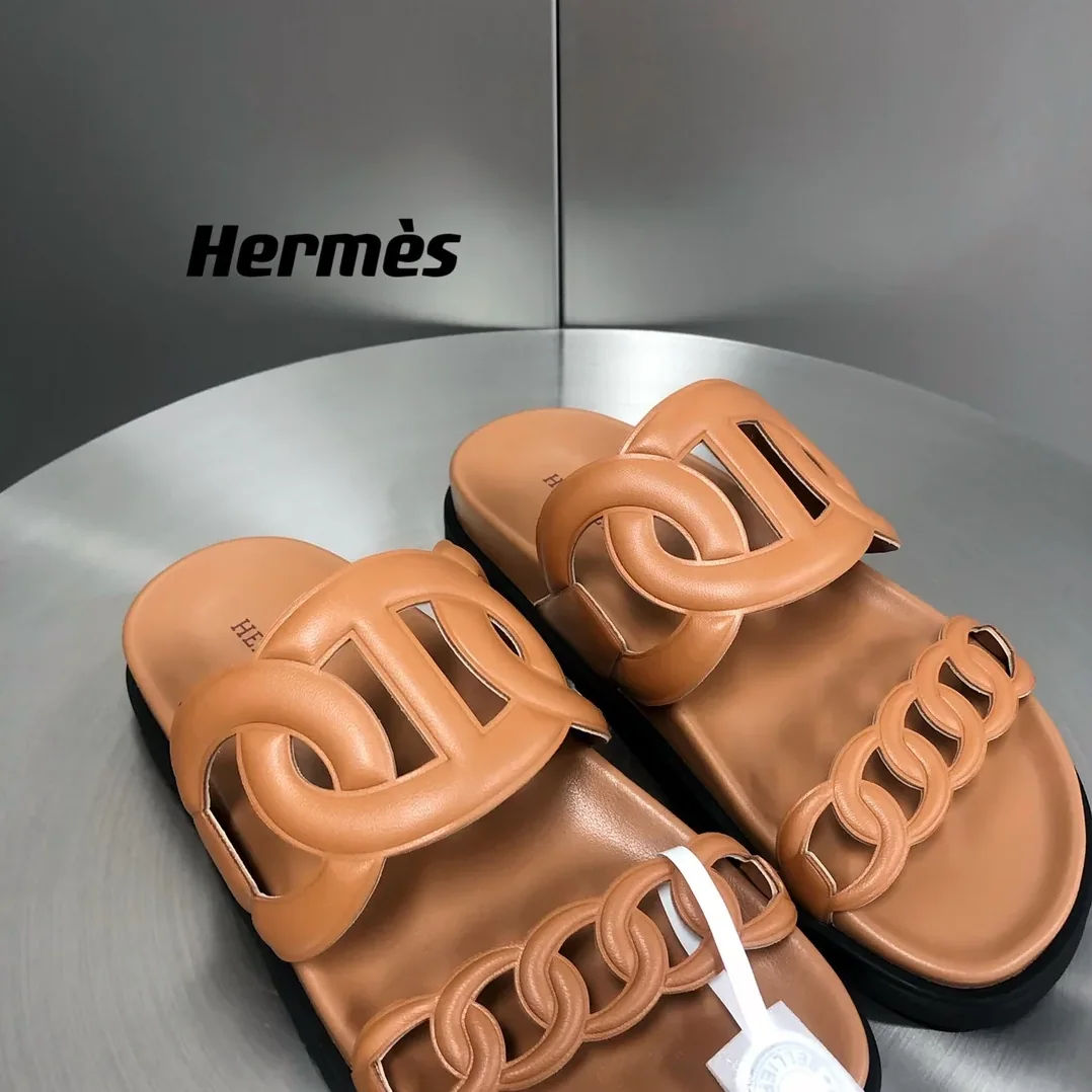 Hermes Extra Sandal Brown Hermes Extra Sandal Brown