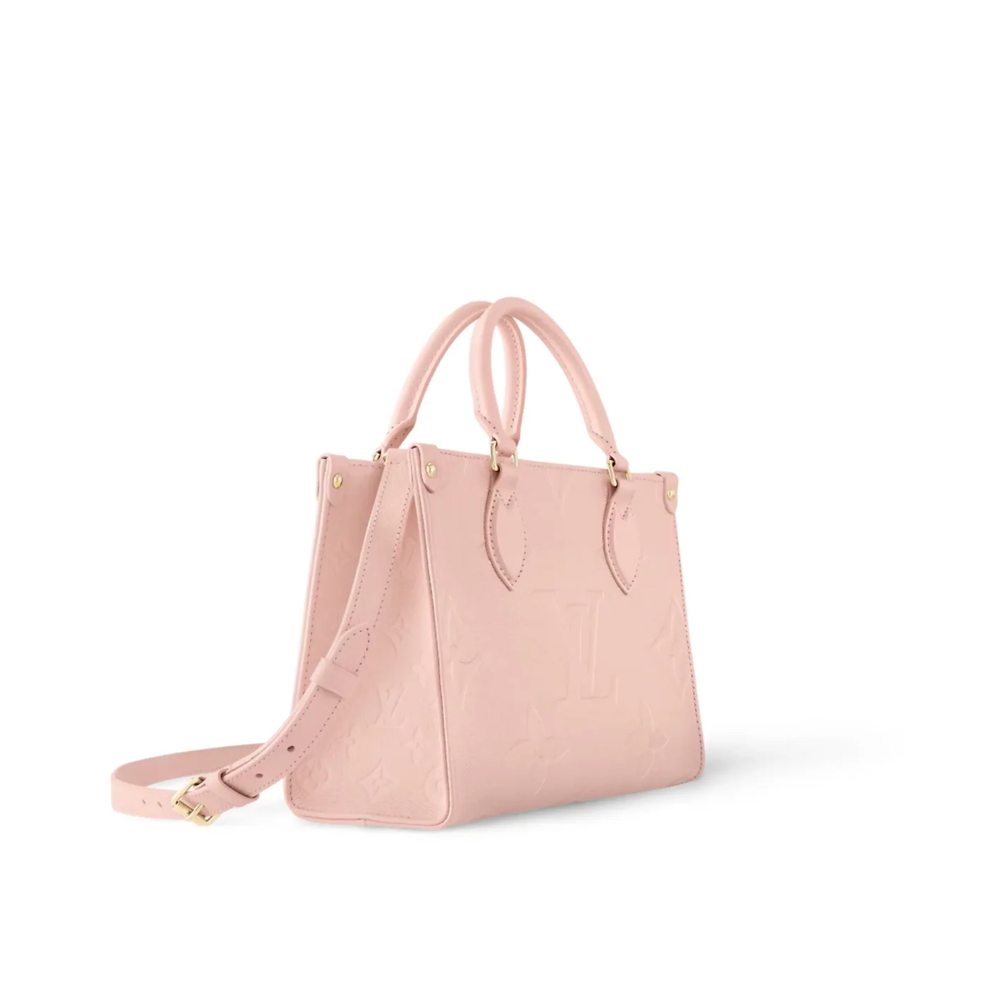 Louis Vuitton OnTheGo PM Tote Bag in Pink Gold Hardware