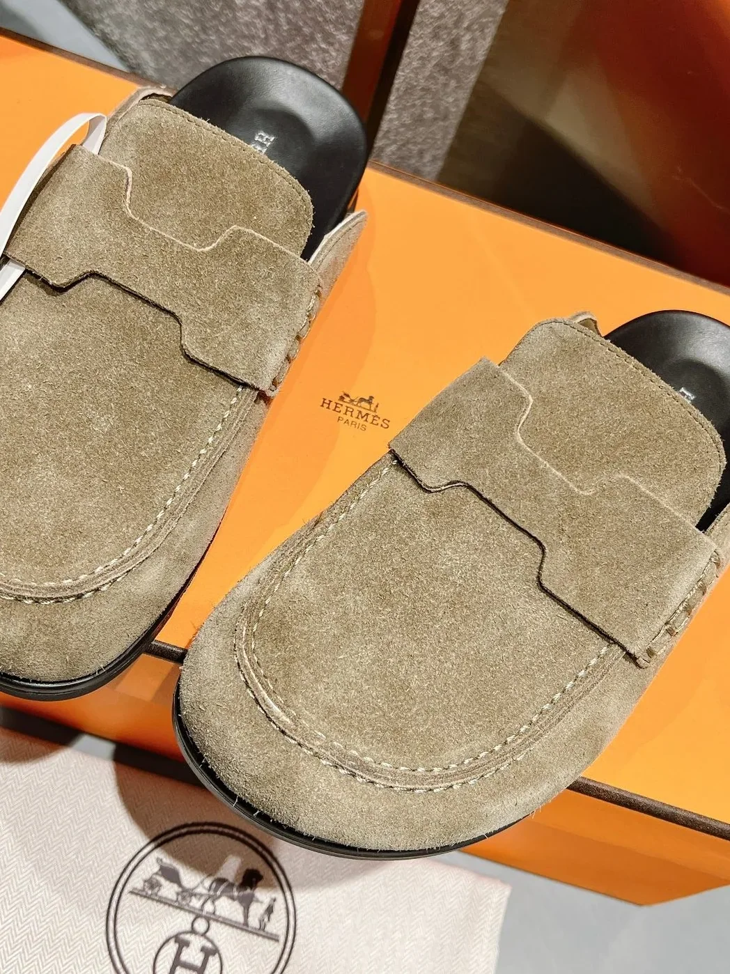 Hermes Go Mule Light Brown Hermes Go Mule Light Brown