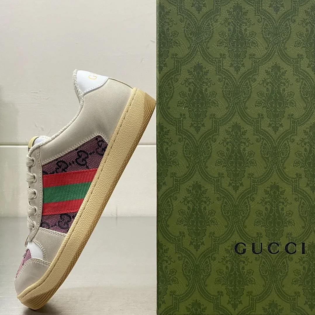 Gucci Screener GG Sneaker Cream Gucci Screener GG Sneaker Cream