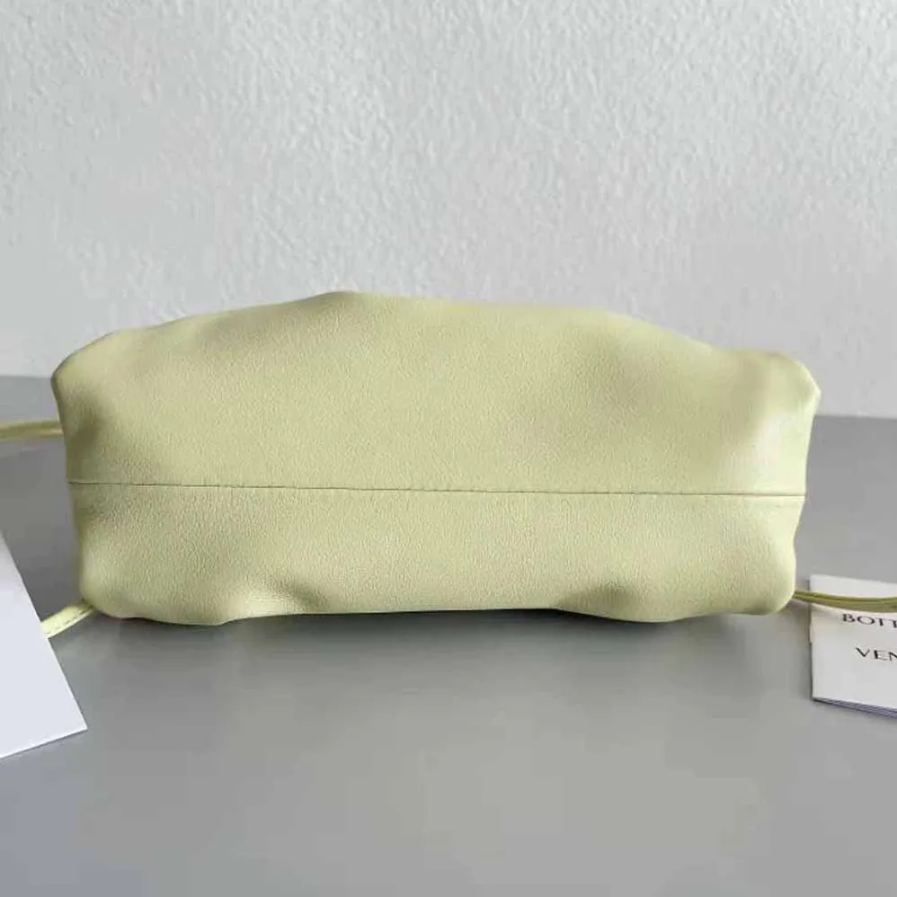 Bottega Veneta Mini Pouch Mini Leather Clutch with Strap for Women