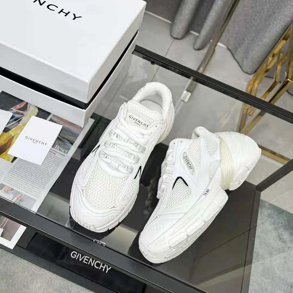 Givenchy TK-MX Runner Sneakers in Mesh for Unisex in White Givenchy TK-MX Runner Sneakers in Mesh for Unisex in White