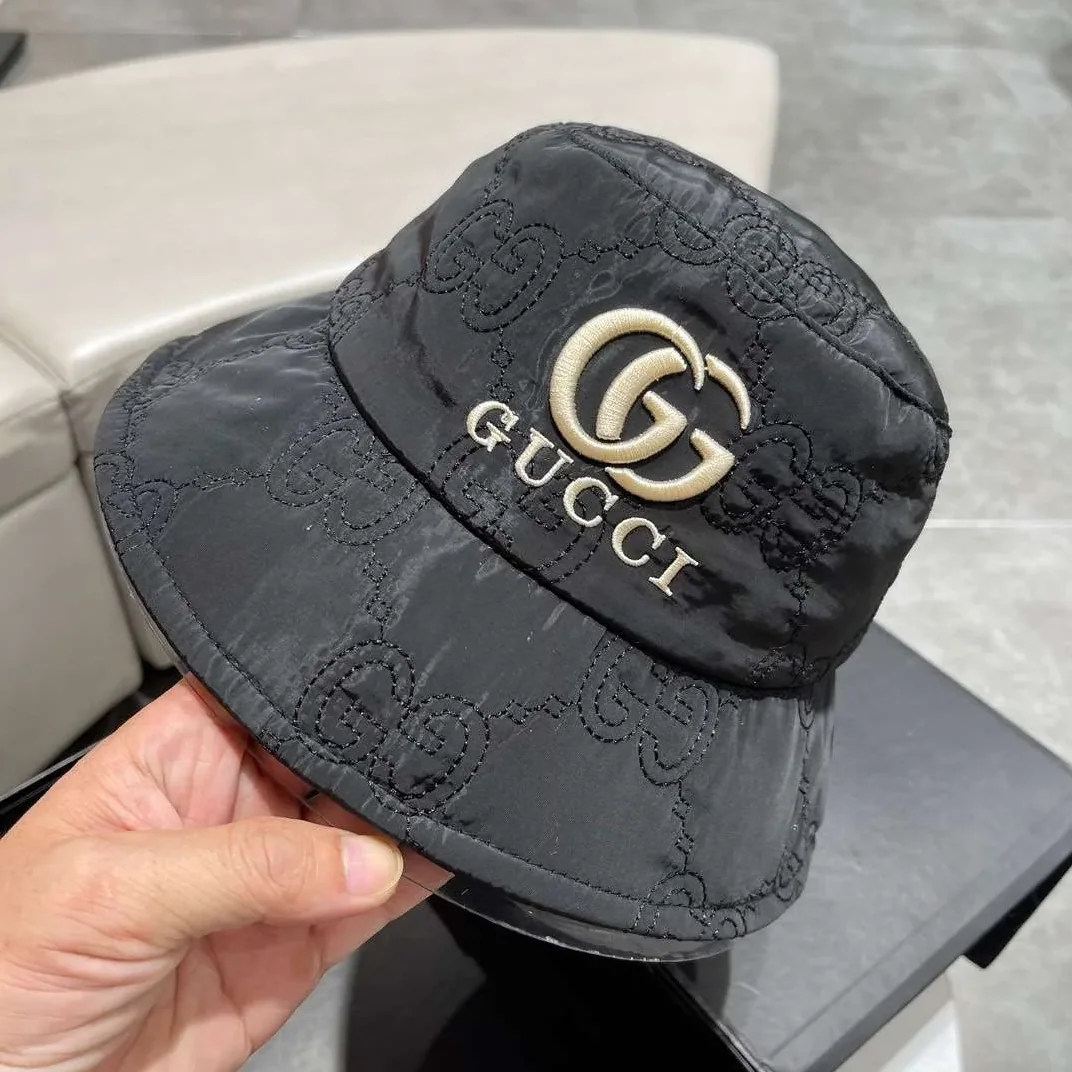 Gucci Quilted Bucket Hat Black Gucci Quilted Bucket Hat Black