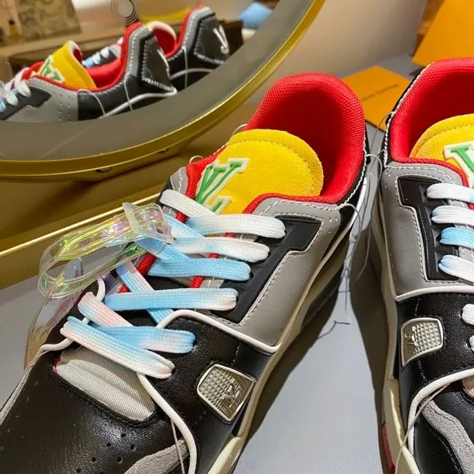 Louis Vuitton Trainer Sneaker Rubber Grain Multiple Color Virgil Abloh