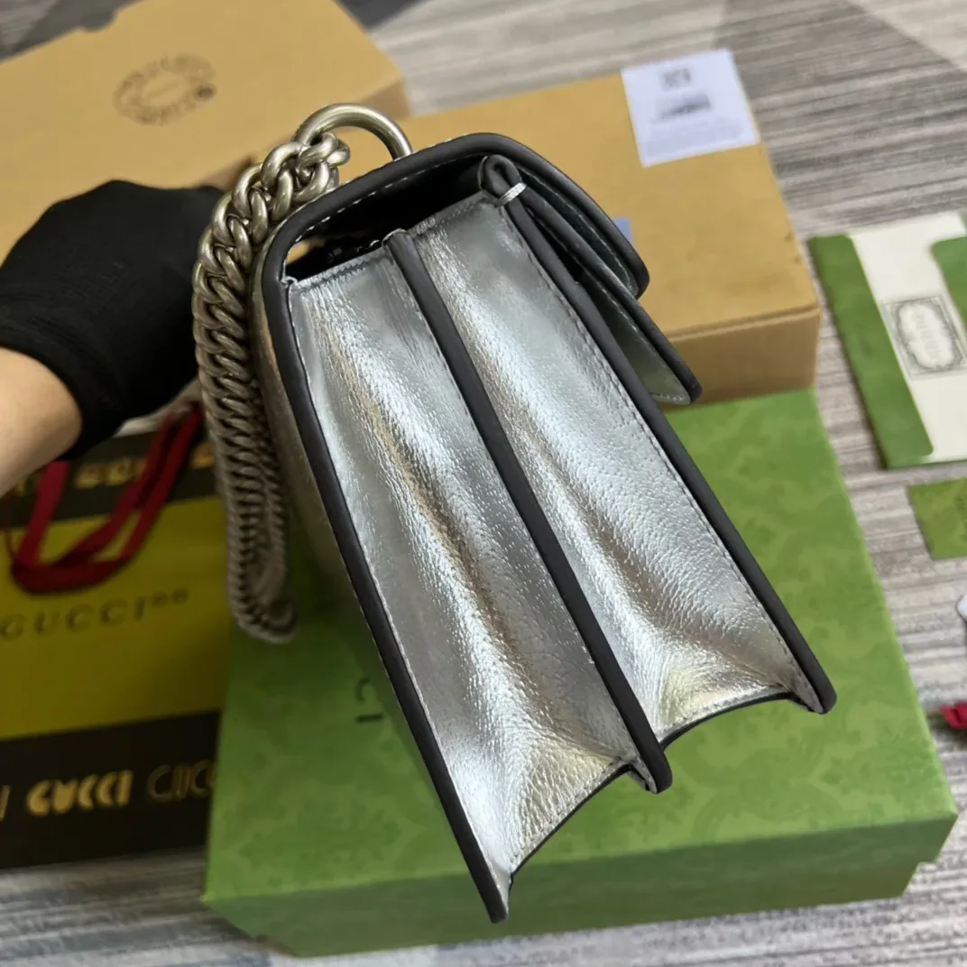 Gucci Dionysus Small Shoulder Bag in Silver Palladium Hardware Gucci Dionysus Small Shoulder Bag in Silver Palladium Hardware