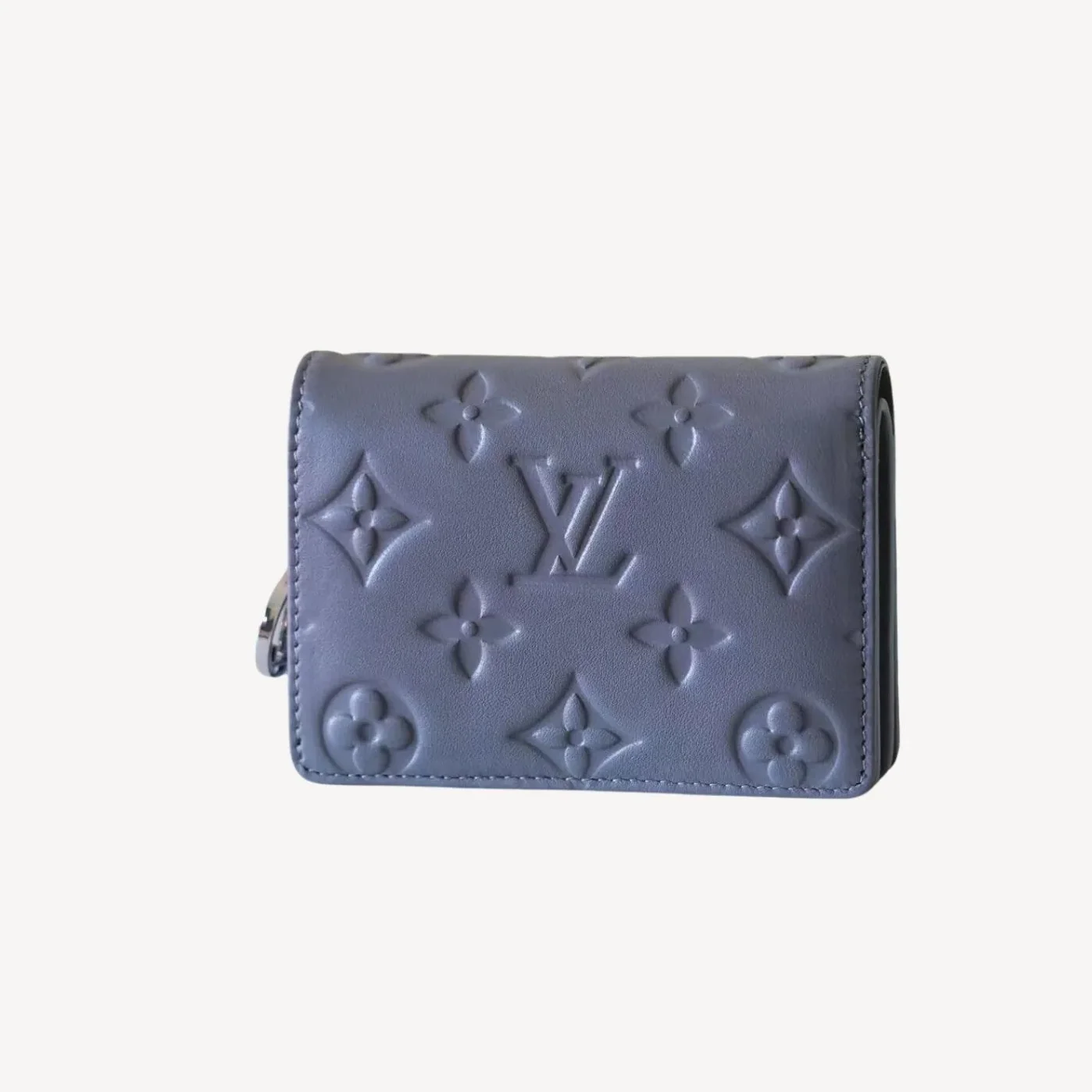Lou Wallet Monogram Embossed Grey / Lou Wallet Monogram Embossed Grey /
