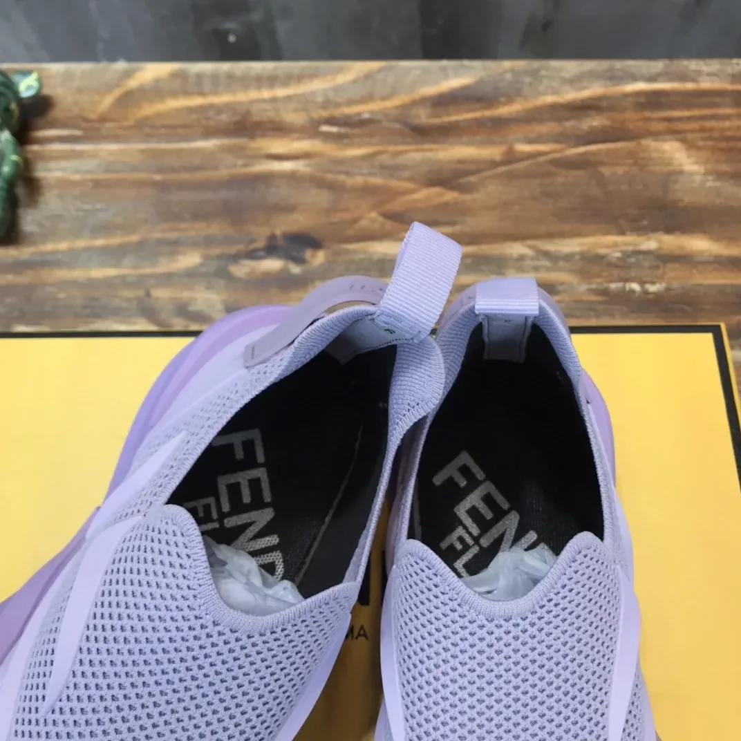 Fendi Flow Purple Sneakers 7E1504AHI8F1GB9 Fendi Flow Purple Sneakers 7E1504AHI8F1GB9