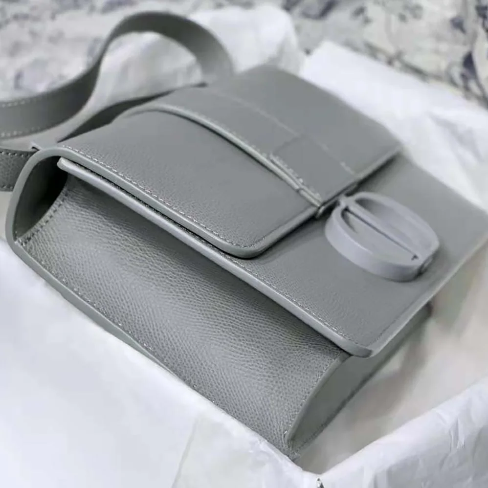 Dior 30 Montaigne Bag Ultramatte Grained Calfskin for Women in Silver Dior 30 Montaigne Bag Ultramatte Grained Calfskin for Women in Silver