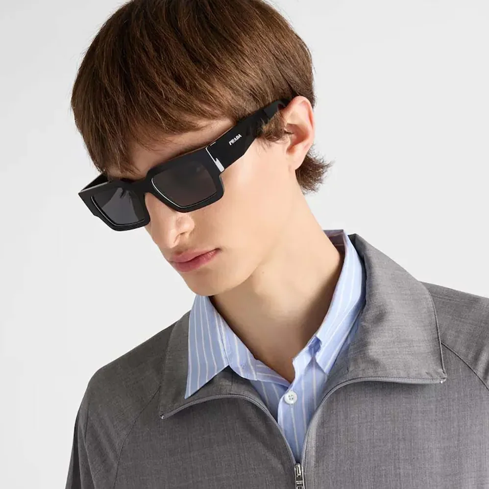 Prada Symbole Sunglasses for Unisex in Slate Gray Lenses Prada Symbole Sunglasses for Unisex in Slate Gray Lenses