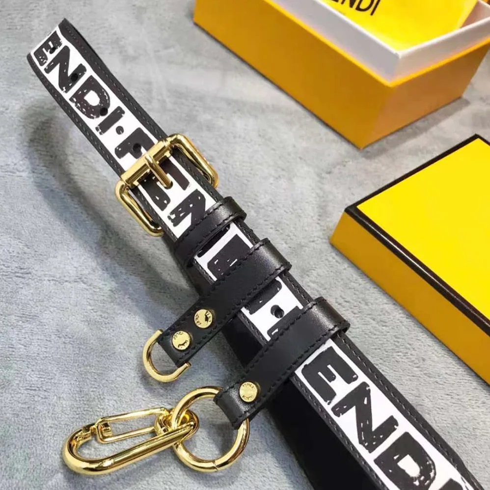Fendi Multi-accessorized Fendi Belt with Key Ring and Clip for Women